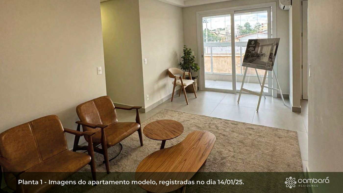 Cambará Residence — Apartamento modelo — sala
